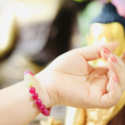 Tourmaline Hồng Dzi Tara 2 Mắt